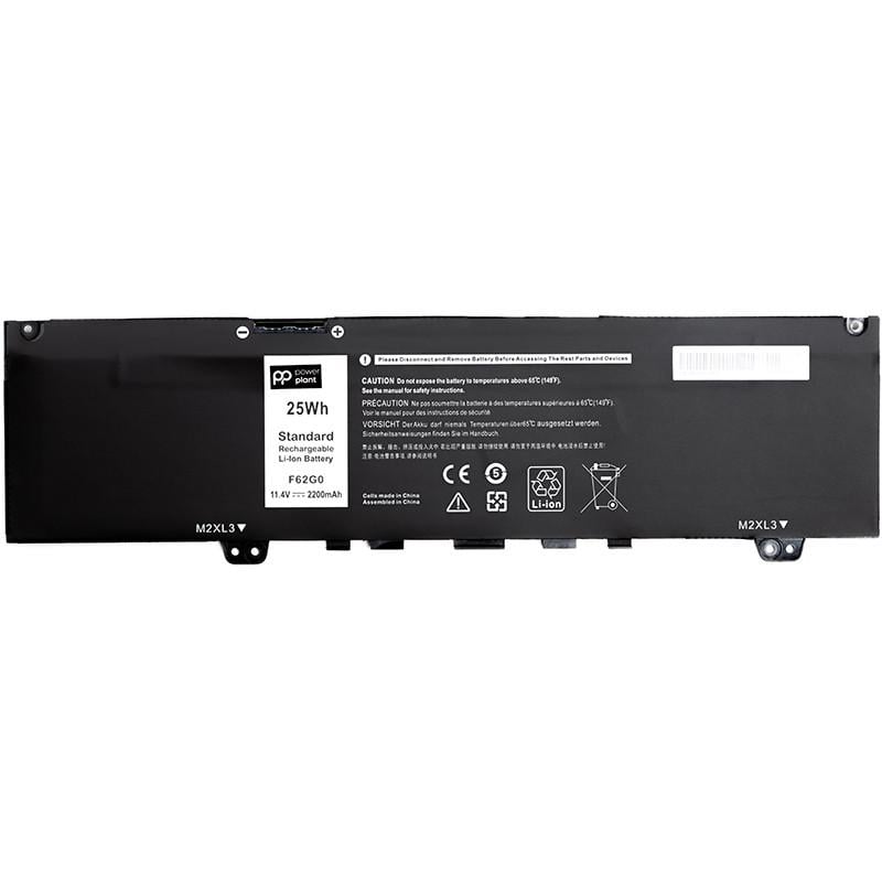 Аккумулятор Power для ноутбуков DELL Inspiron 13 5370 F62G0 11,4V 2200mAh
