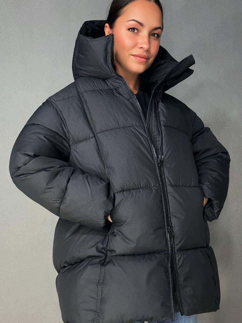 Куртка жіноча LADY YEP 10036 парка пуфер оверсайз з капюшоном р. 42 Чорний (5575) - фото 1 Куртка жіноча LADY YEP 10036 парка пуфер оверсайз з капюшоном р. 42 Чорний (5575) - фото 1