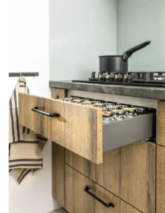 Висувна система GTV AxisPro l-400 мм низький H84 Графітовий (PB-AXISPRO-KPL400A) - фото 3