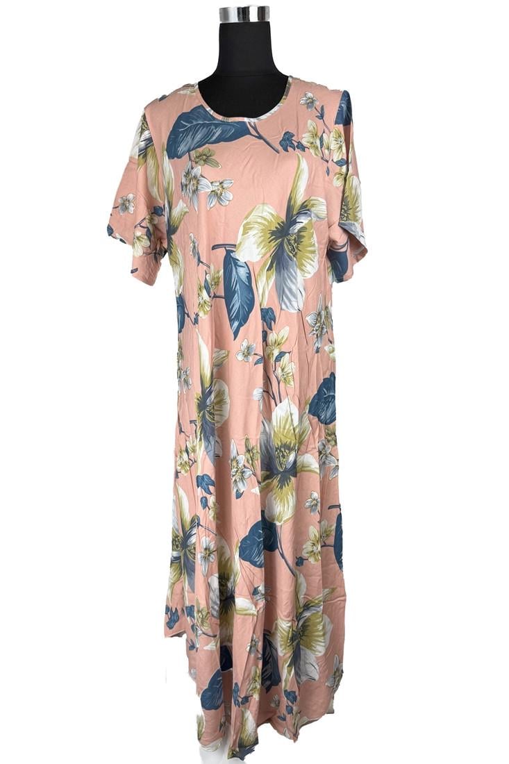 Сукня жіноча літня довга 2XL Різнокольоровий (2613887821)