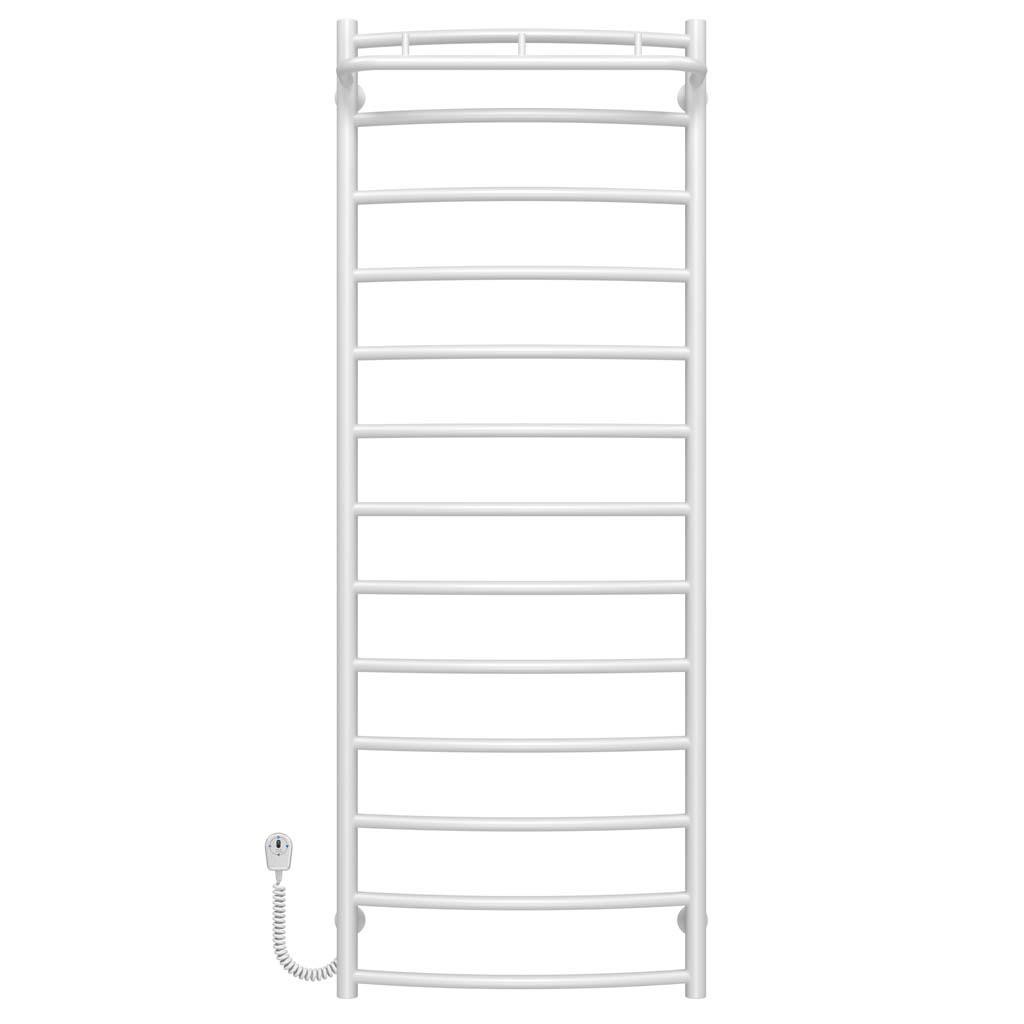Полотенцесушитель электрический Deffi Классик N П13 EF16 левое подключение нержавеющая сталь 500х1400 мм Белый (C.KN.140.50.13.EWL5)