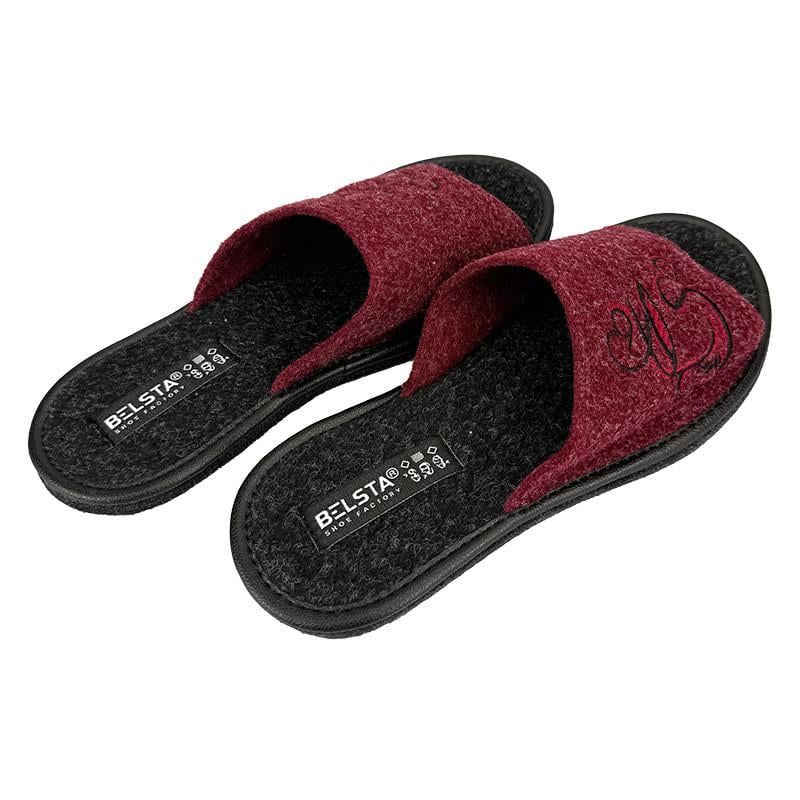 Тапочки комнатные женские войлок 1088-3 p. 36 23 см Черный - фото 4 Тапочки комнатные женские войлок 1088-3 p. 36 23 см Черный - фото 4