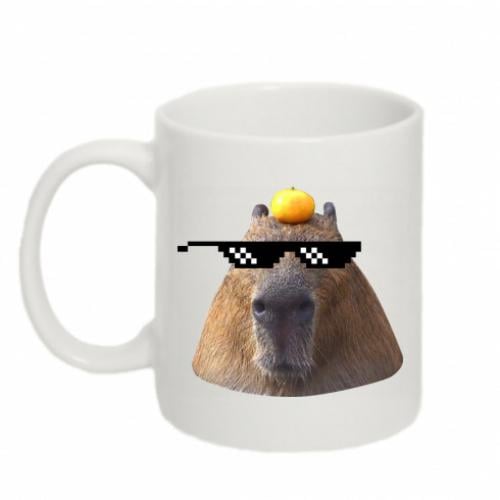 Чашка Capybara cool 320 мл Белый (12767743-1-181785)