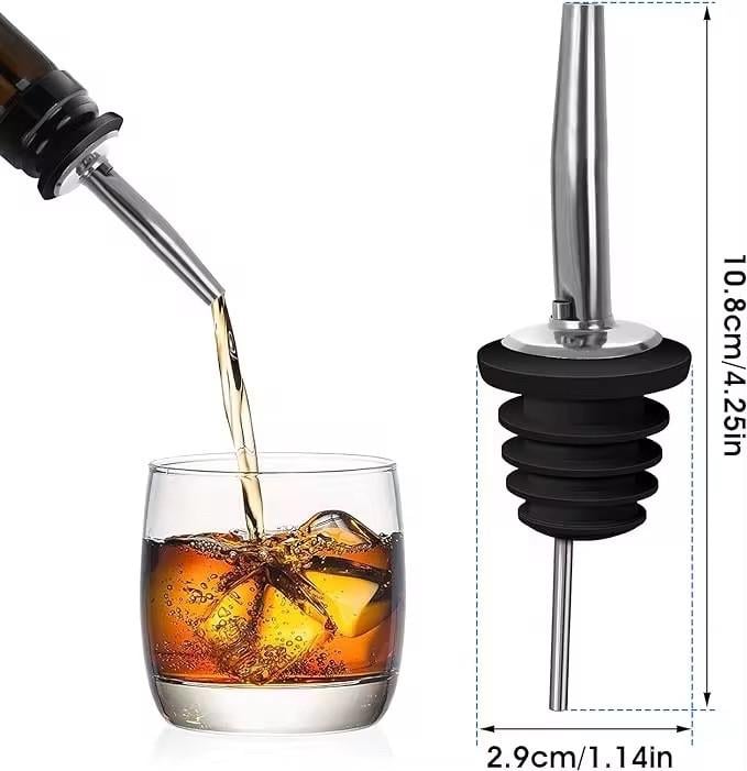 Гейзер-дозатор Bar House Pourer 1 шт. 2 мм Сріблястий - фото 3 Гейзер-дозатор Bar House Pourer 1 шт. 2 мм Сріблястий - фото 3