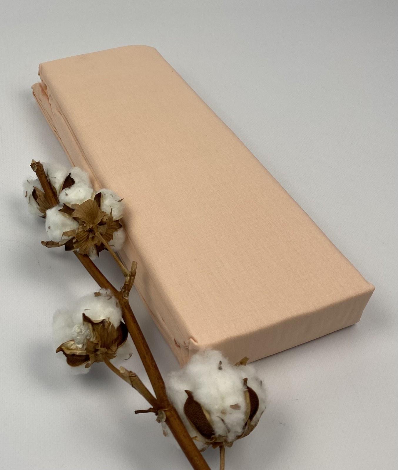 Простынь на резинке Le Vele 160x200 см с наволочками Salmon (CN20472)