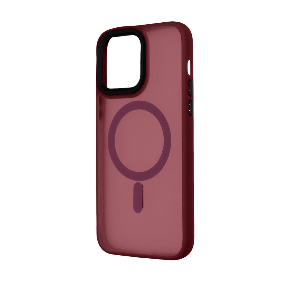 Противоударный чехол для Apple iPhone 15 Pro Max Cosmic Magnetic Color HQ / Red