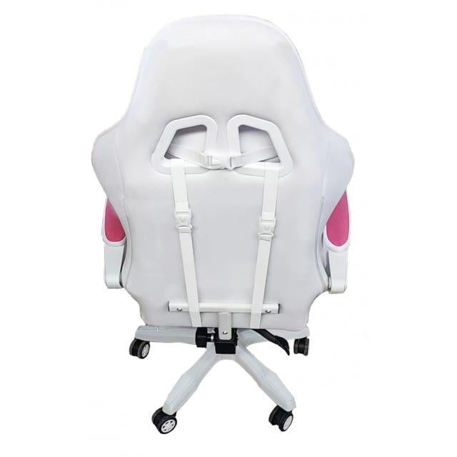 Крісло комп'ютерне офісне Bonro Lady 807 Рожево-білий (42300098) - фото 4