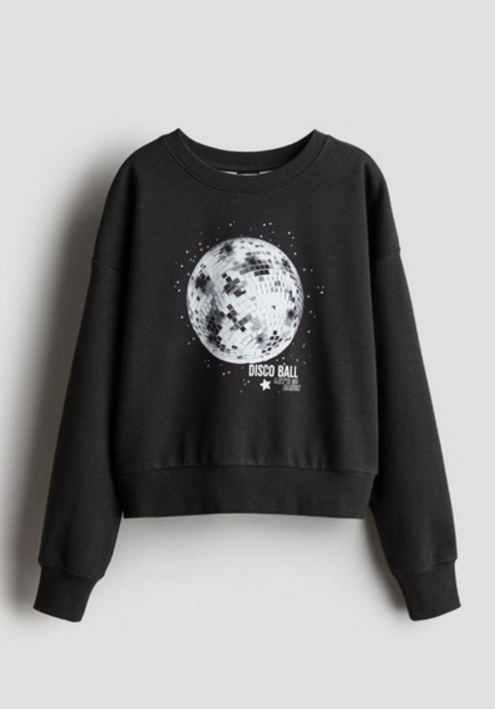 Свитшот детский H&M 134-140 см Черный (1241165)