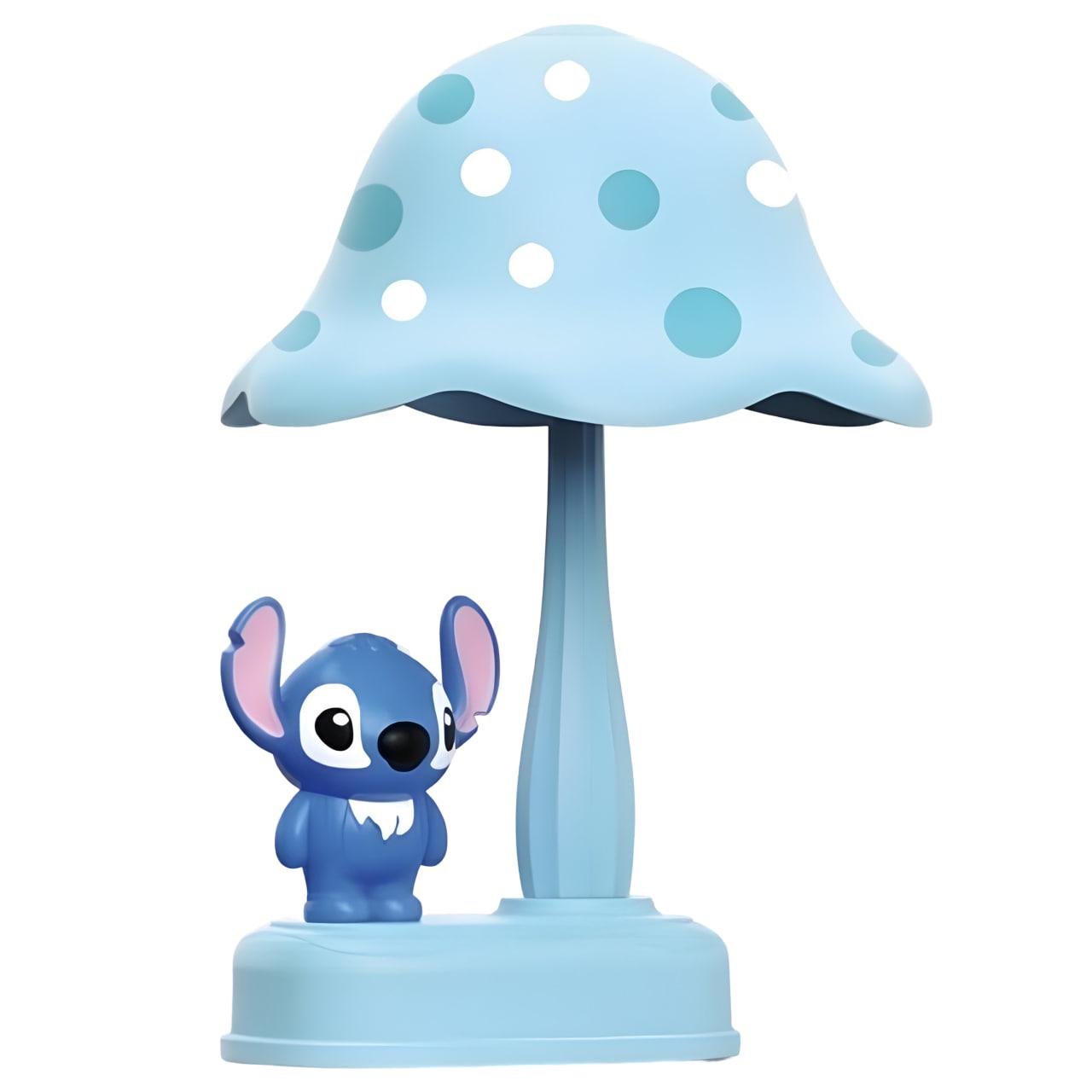 Настольная лампа Стич грибочек Голубой (339B) - фото 1