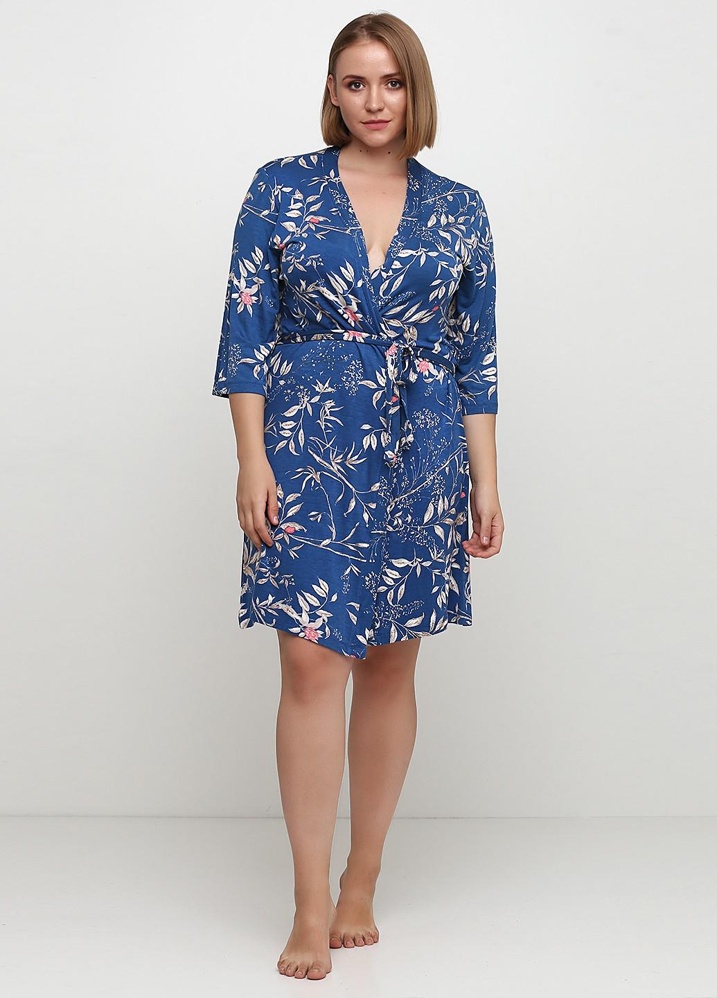 Халат женский Cotpark 2XL Синий (16101-03)