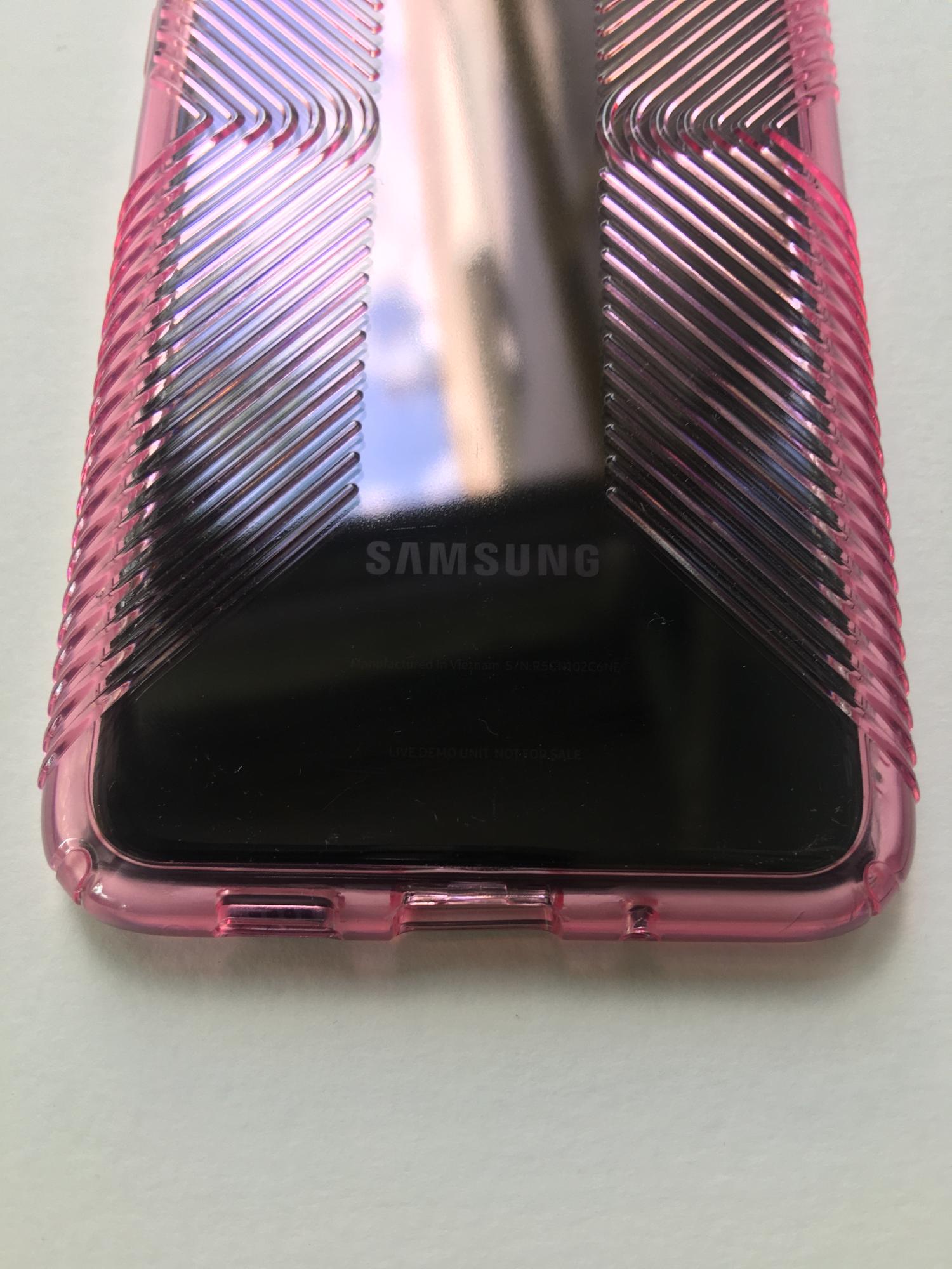 Чохол прозорий протиударний Speck Presidio Perfect Clear Grip для Samsung Galaxy S20 Plus (6,7") Pink (3877641) - фото 4