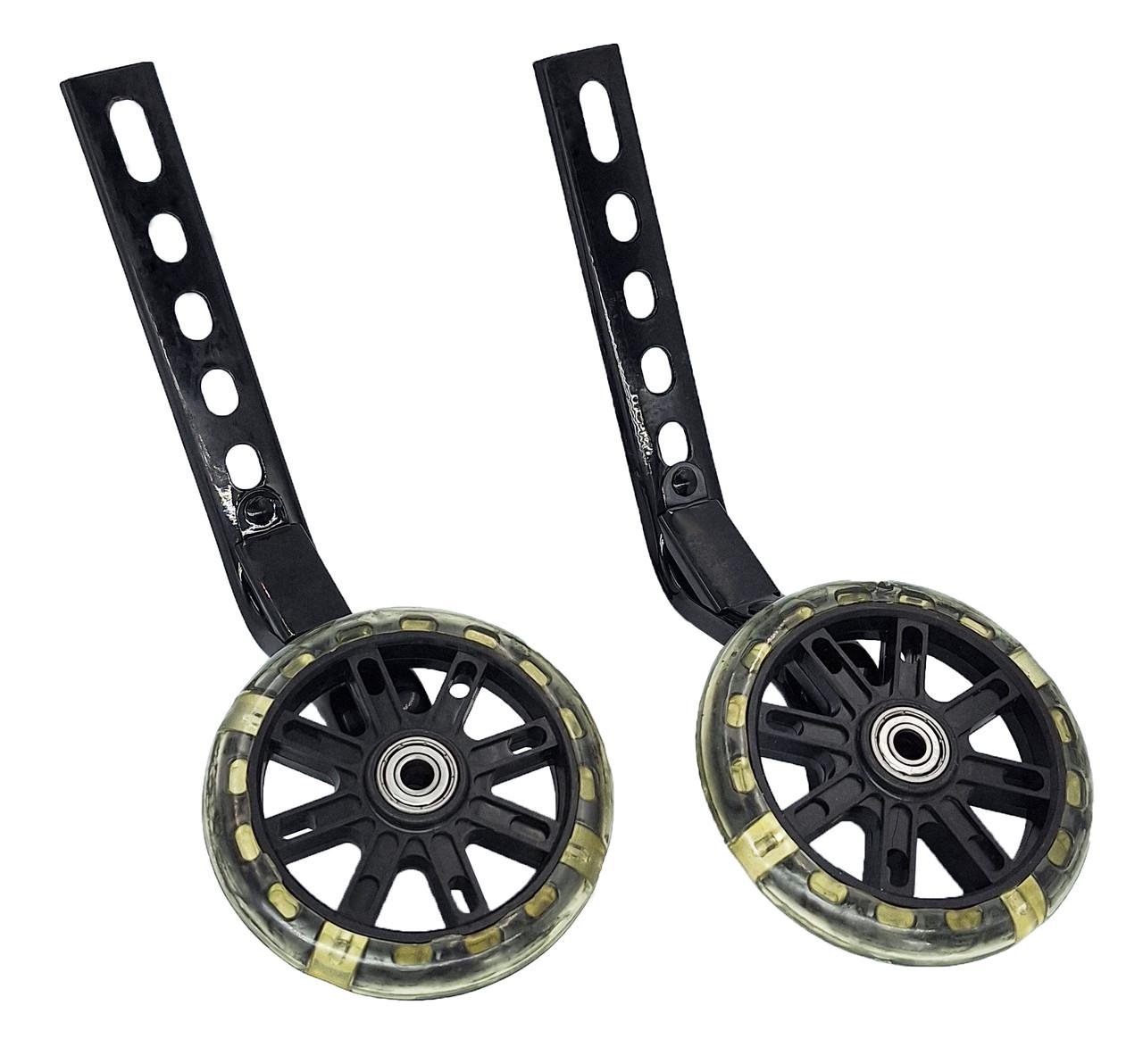 Колеса опорные светодиодные для детского велосипеда 12-20" Черный (G0000999) Колеса опорные светодиодные для детского велосипеда 12-20" Черный (G0000999)