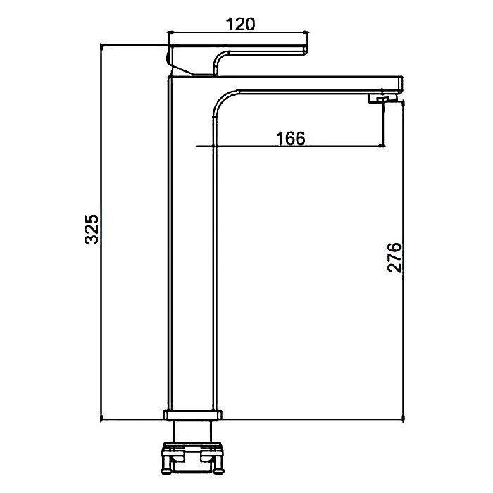 Змішувач для умивальника Gappo Futura G1017-62 Чорний - фото 2 Змішувач для умивальника Gappo Futura G1017-62 Чорний - фото 2