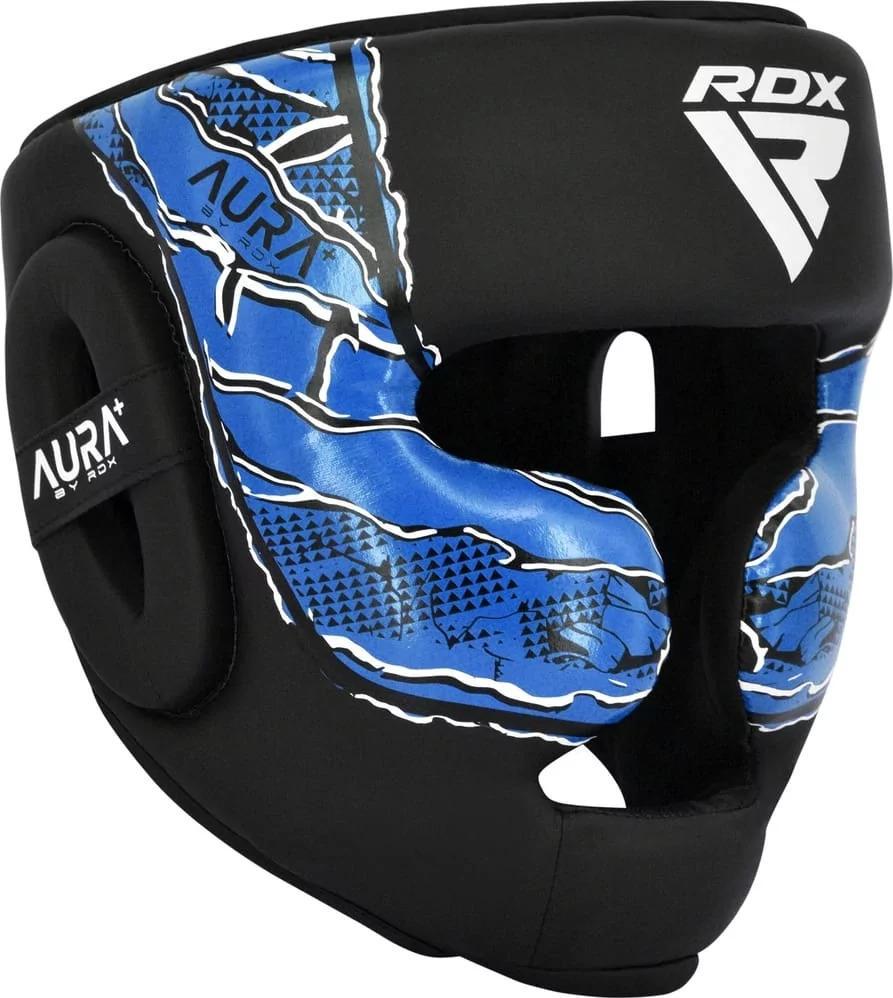 Шолом RDX HEAD GUARD NEW AURA F17 M Чорний/Синій (HGR-F17BU M)