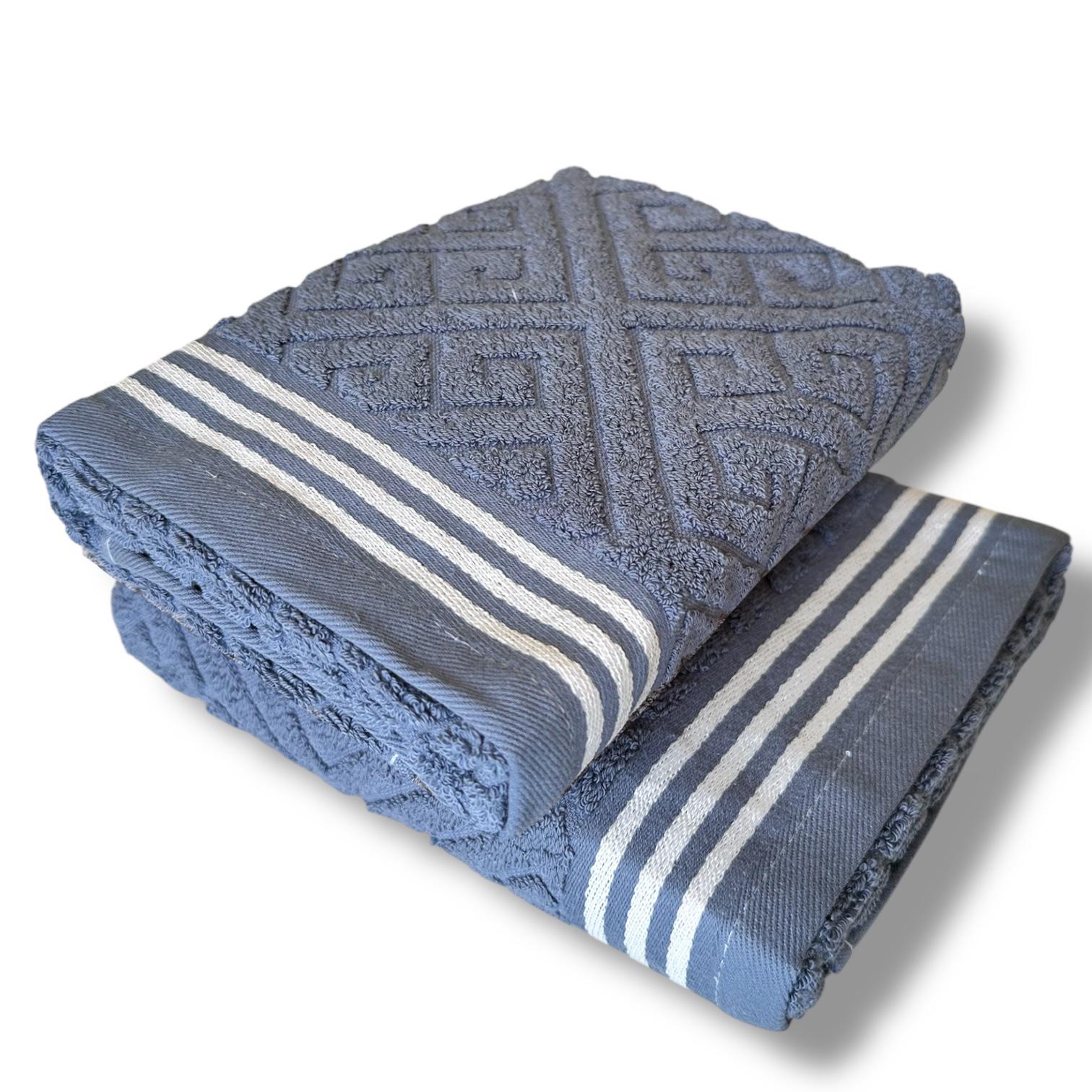 Рушник махровий Koloco 50х90 см Сталевий синій (88-261-2) - фото 1 Рушник махровий Koloco 50х90 см Сталевий синій (88-261-2) - фото 1