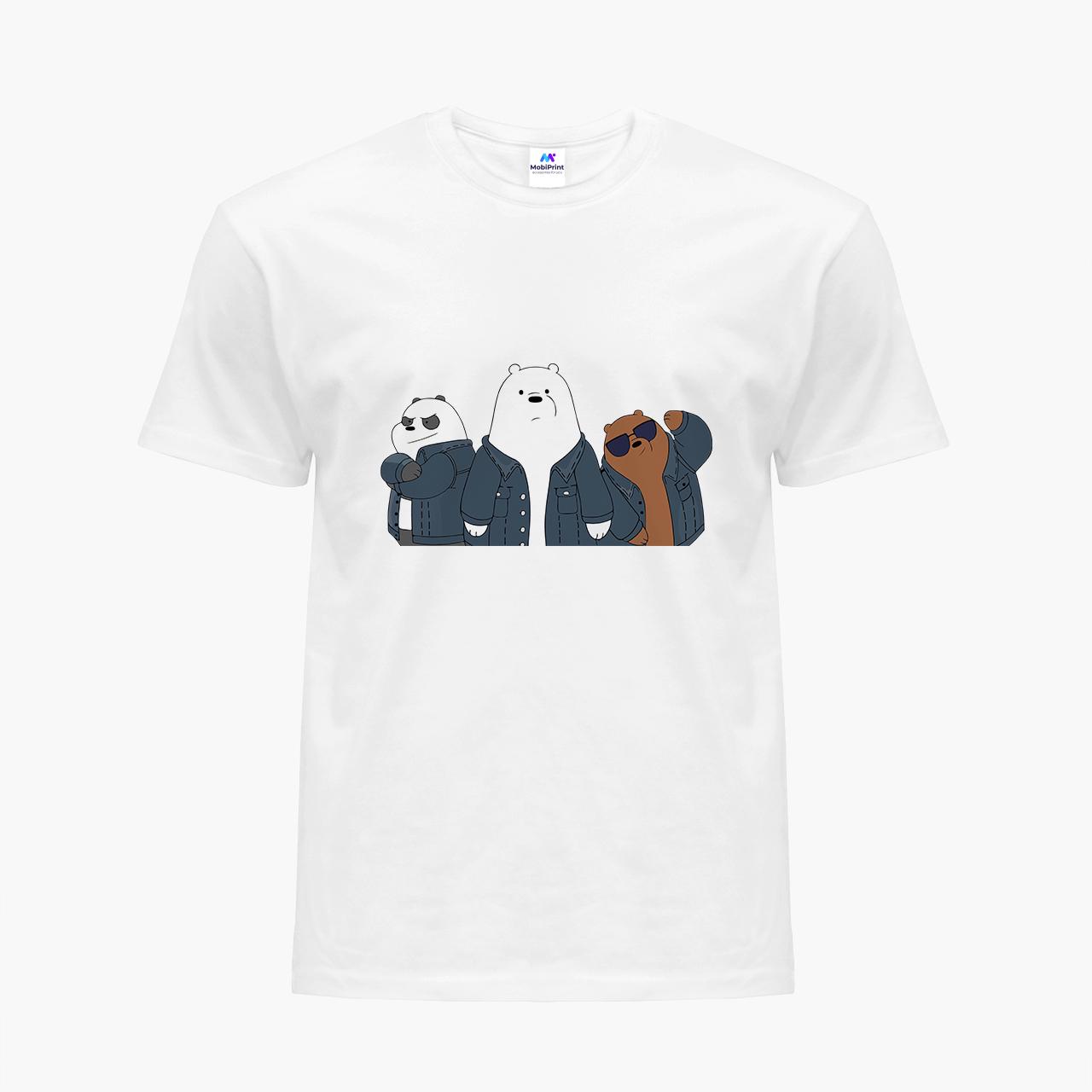 Футболка детская We Bare Bears Белый (9224-2895-6)