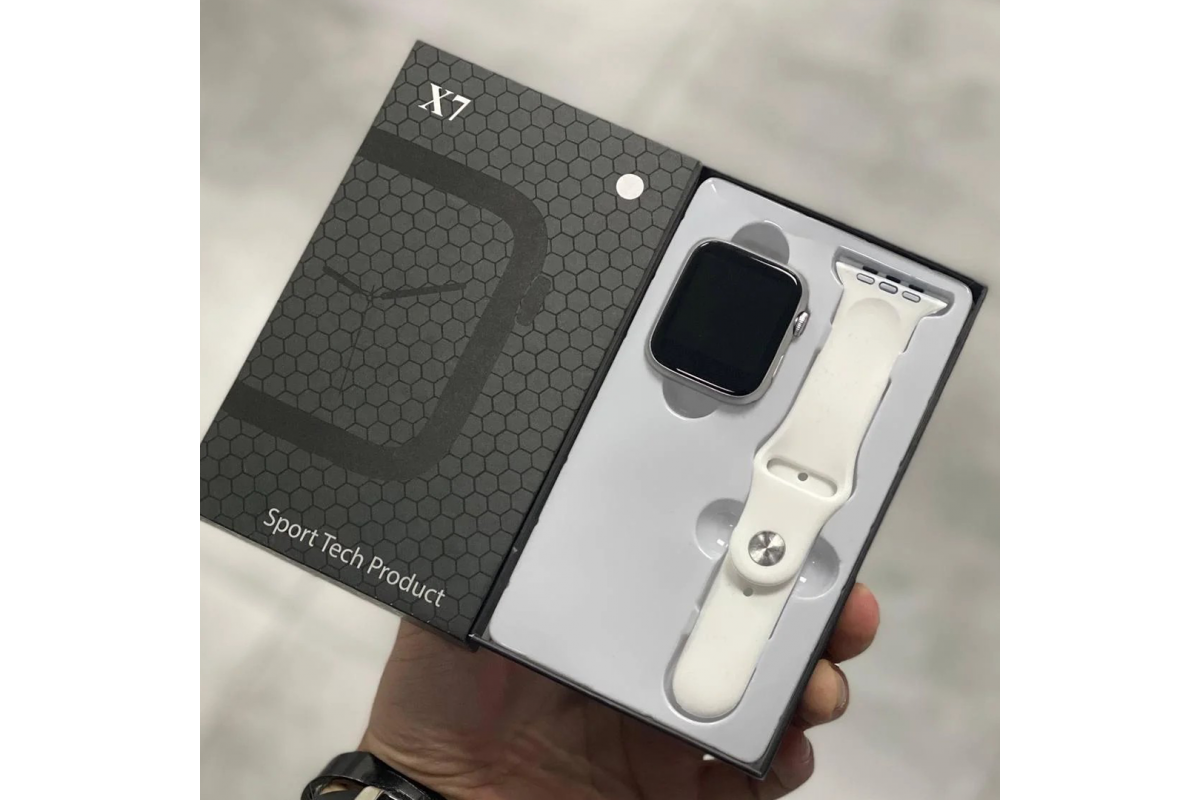 Смарт-часы IWO X7 с шагомером/тонометром/пульсометром Белый - фото 5 Смарт-часы IWO X7 с шагомером/тонометром/пульсометром Белый - фото 5