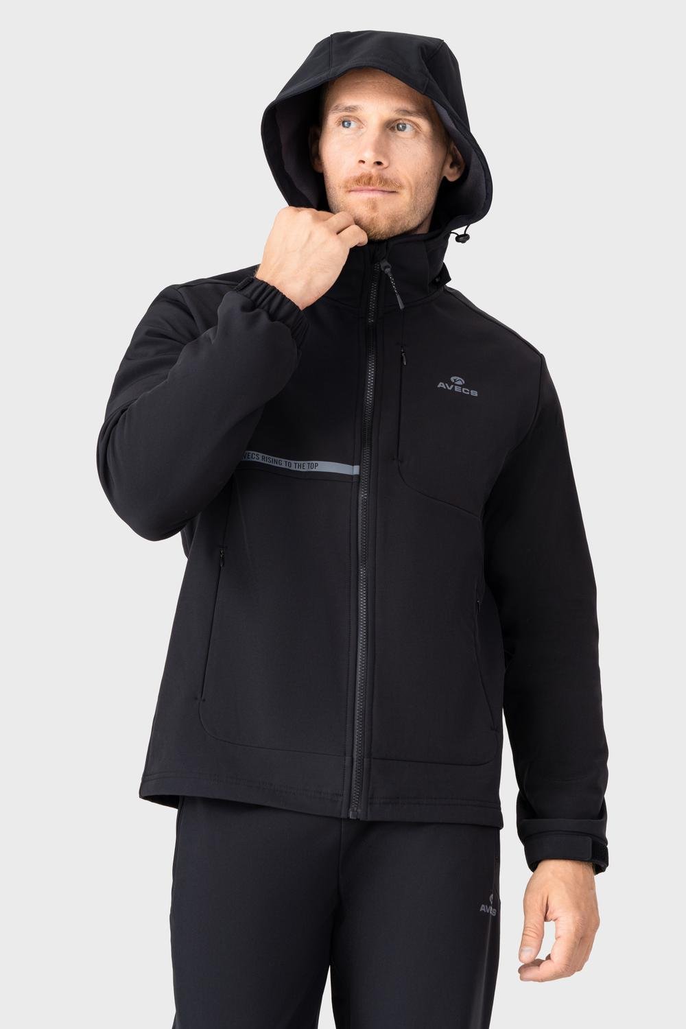 Ветровка Avecs 50435/1-M Черный - фото 2 Ветровка Avecs 50435/1-M Черный - фото 2
