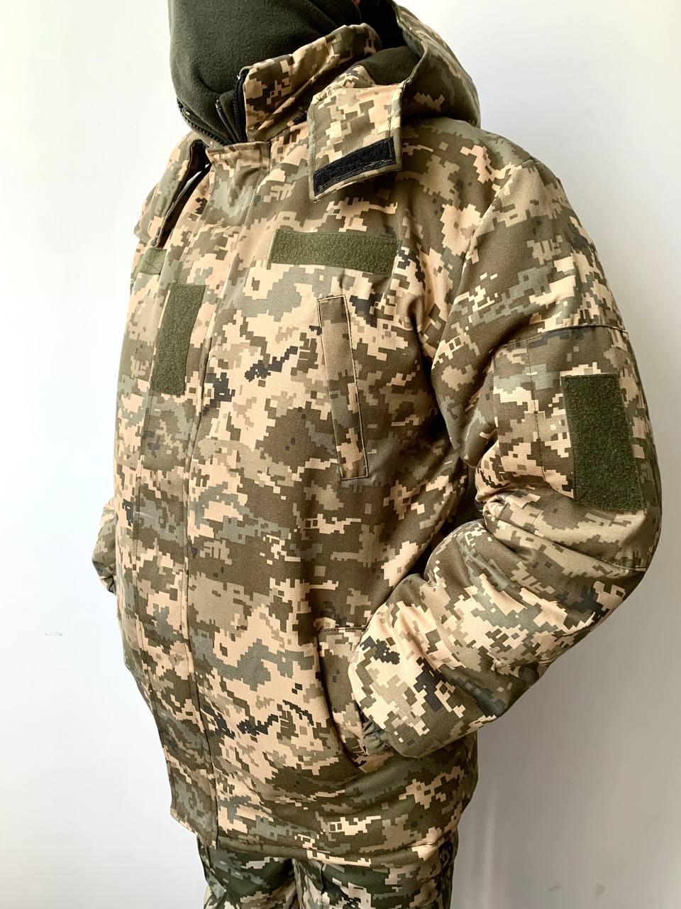 Бушлат военный зимний р. 48-50 Пиксель - фото 4