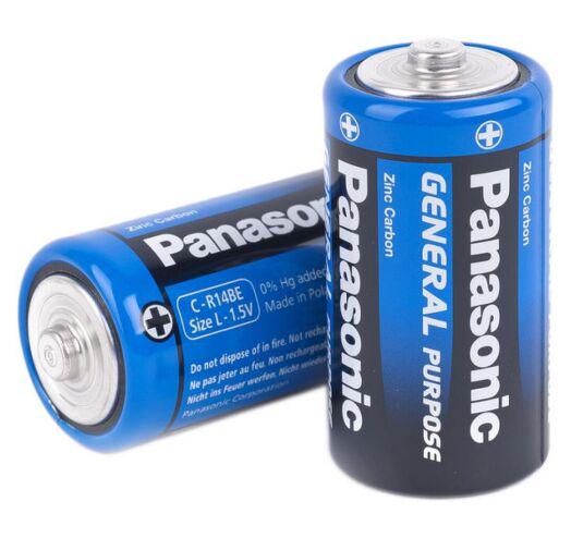 Батарейки Panasonic C R14 General Purpose 2 шт.
