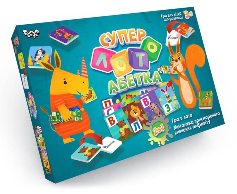 Настільна гра Суперлото Абетка українська (AWN-00190) - фото 1 Настільна гра Суперлото Абетка українська (AWN-00190) - фото 1