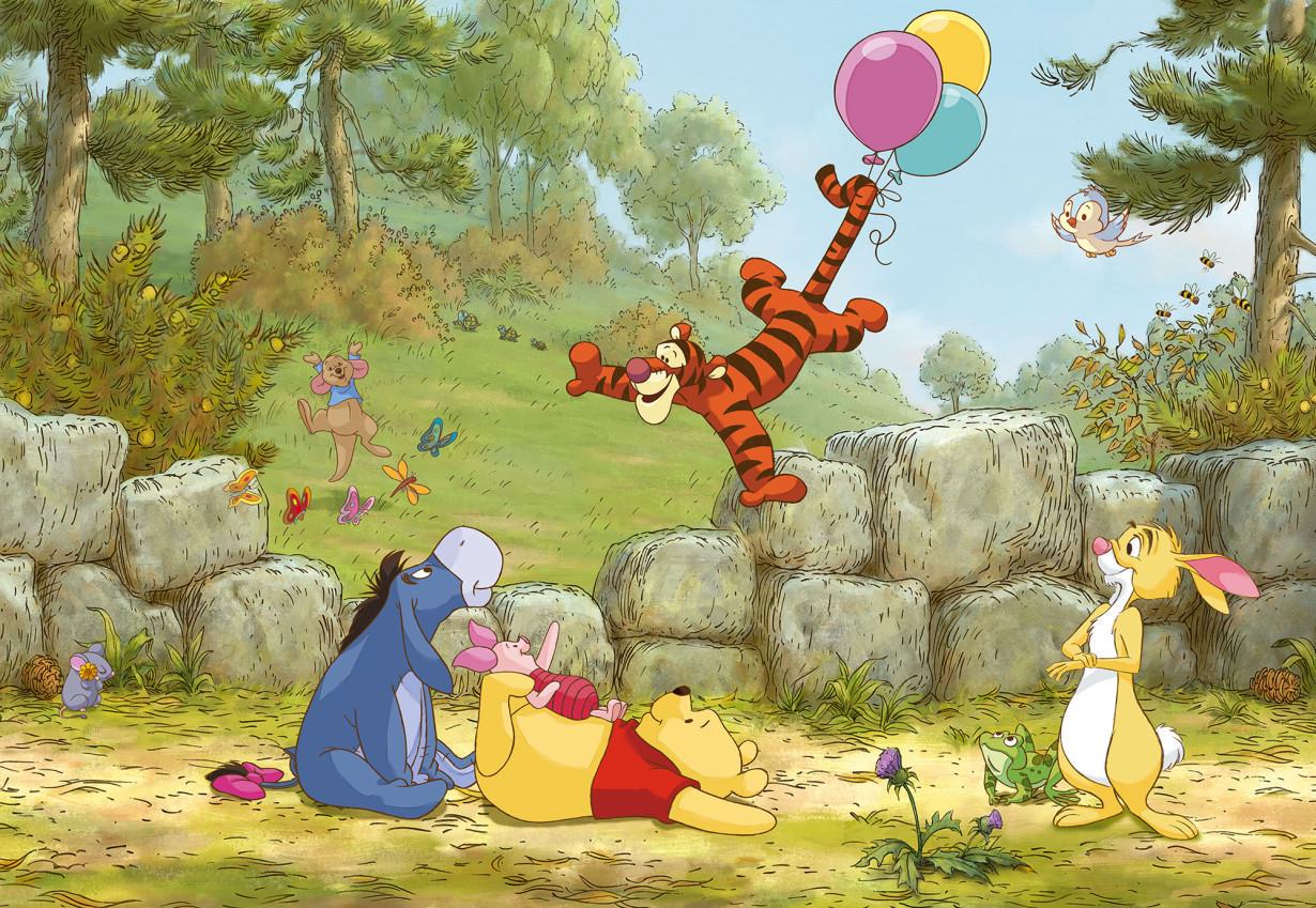 Обои Панно Komar Disney Winnie the Pooh Ballooning бумажные моющие 368х254 см (8-460) Обои Панно Komar Disney Winnie the Pooh Ballooning бумажные моющие 368х254 см (8-460)