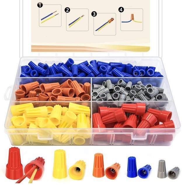 Набір монтажних ковпачків для кабельних скруток 220 шт. (НР051156)