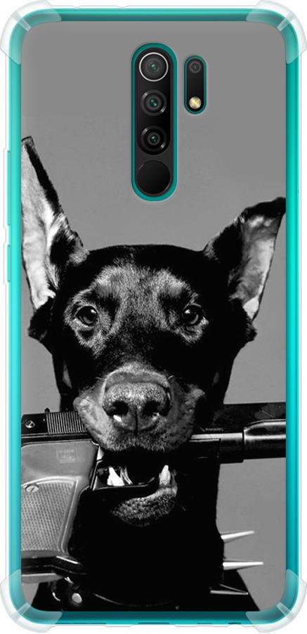 Чехол на Xiaomi Redmi 9 Доберман (2745sp-2019-42517) Чехол на Xiaomi Redmi 9 Доберман (2745sp-2019-42517)