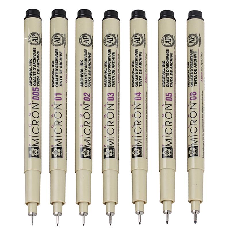 Ручка капиллярная Sakura Pigma Micron 0,4 мм (fd-9-04) - фото 3 Ручка капиллярная Sakura Pigma Micron 0,4 мм (fd-9-04) - фото 3