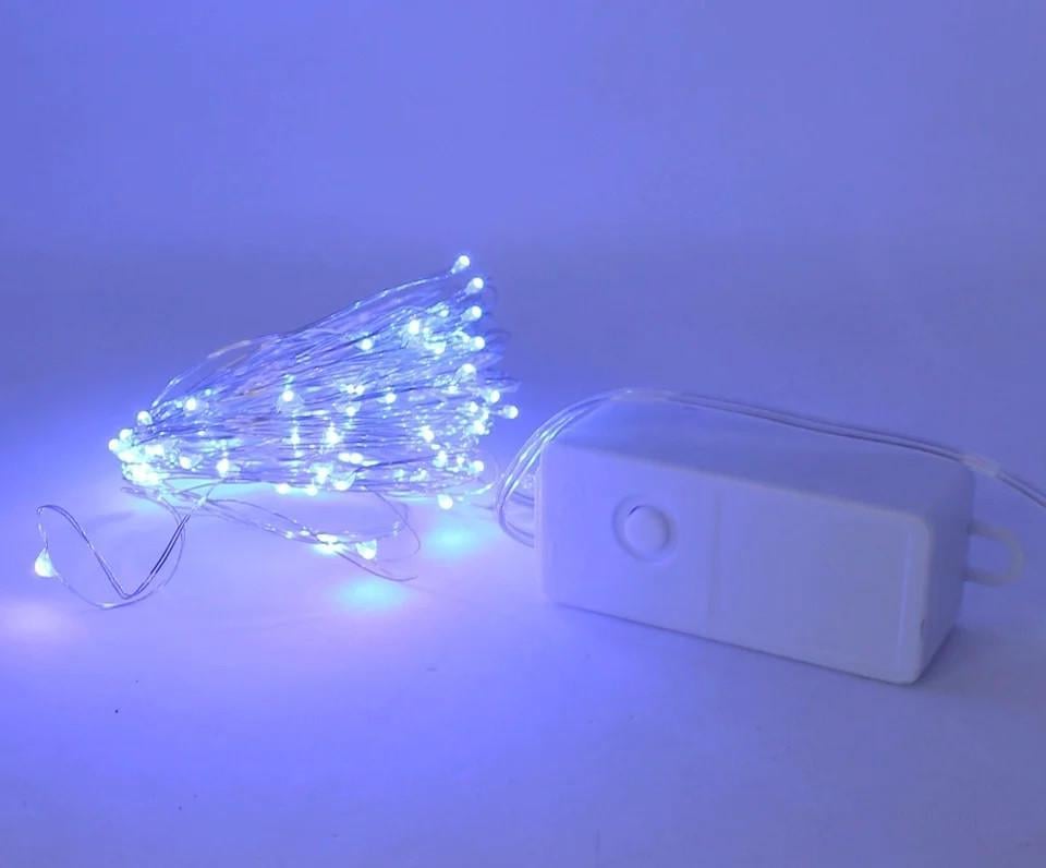 Гирлянда нить RD-7107 100 LED 220 V 10 м Синий (1287752624)