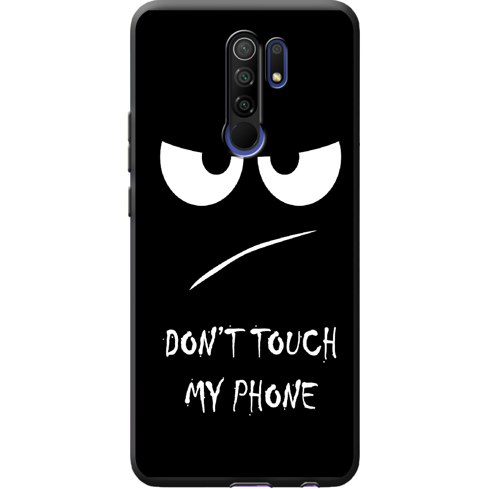 Чехол BoxFace Xiaomi Redmi 9 Don't Touch my Phone Черный силикон (40233-up535-40357)