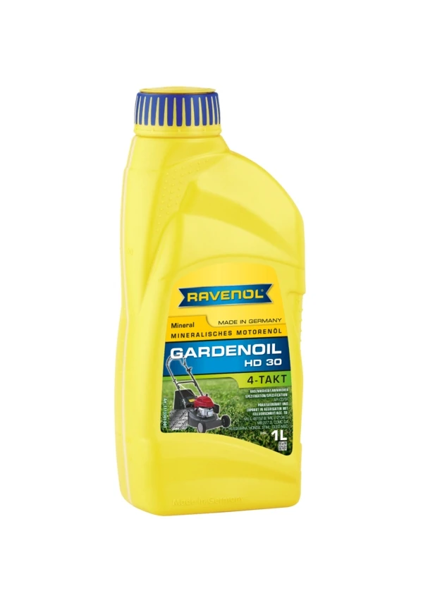 Масло для садовой техники 4T RAVENOL Gardenoil HD 30 минеральное 1 л (1113301-001)