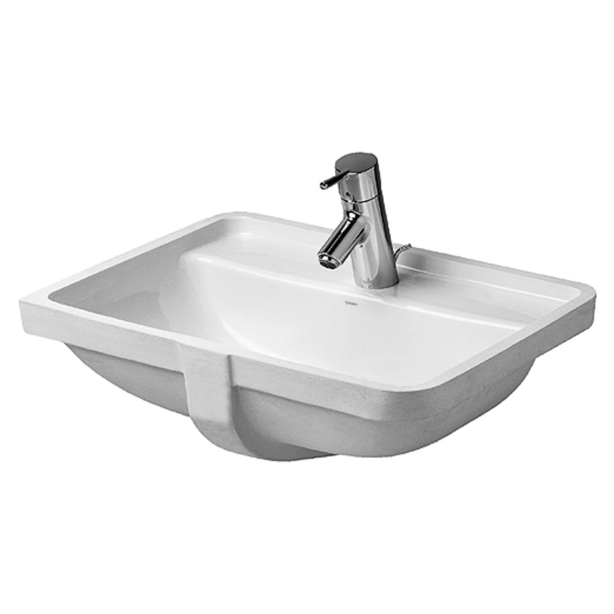 Умывальник врезной DURAVIT Starck3 0302490000 525x400x190 мм Белый (112960)