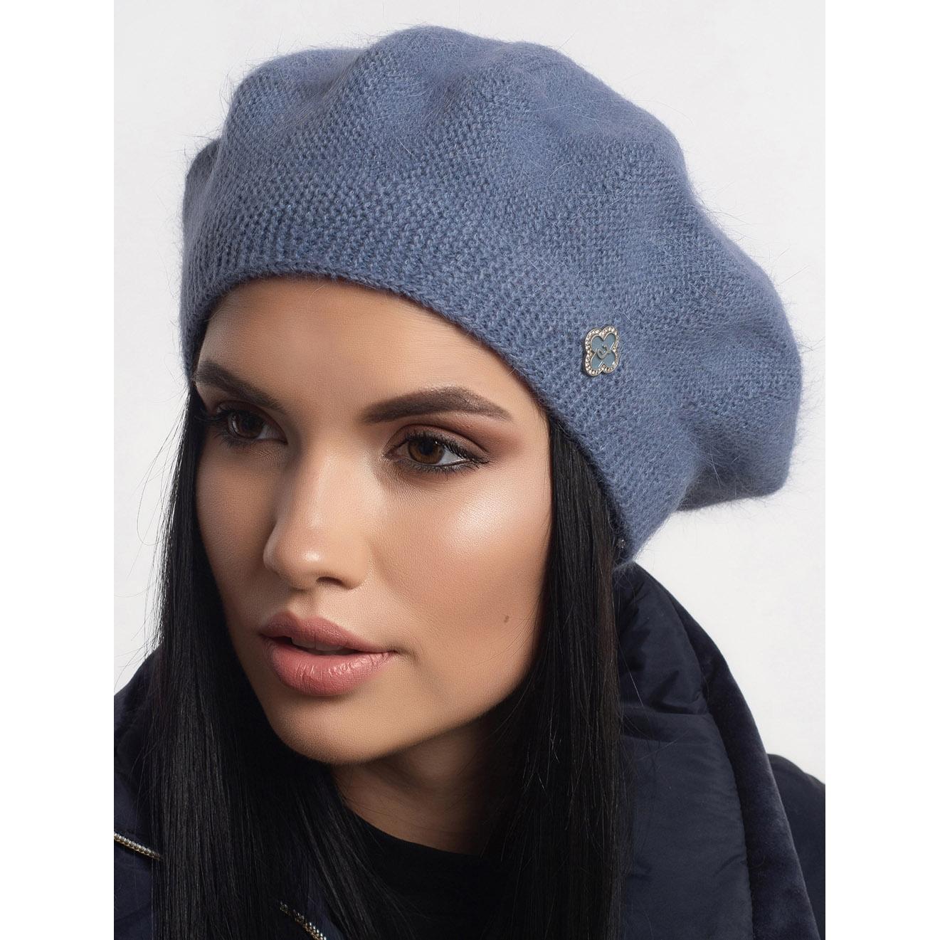 Берет женский одинарный Leks Калина one size Металл