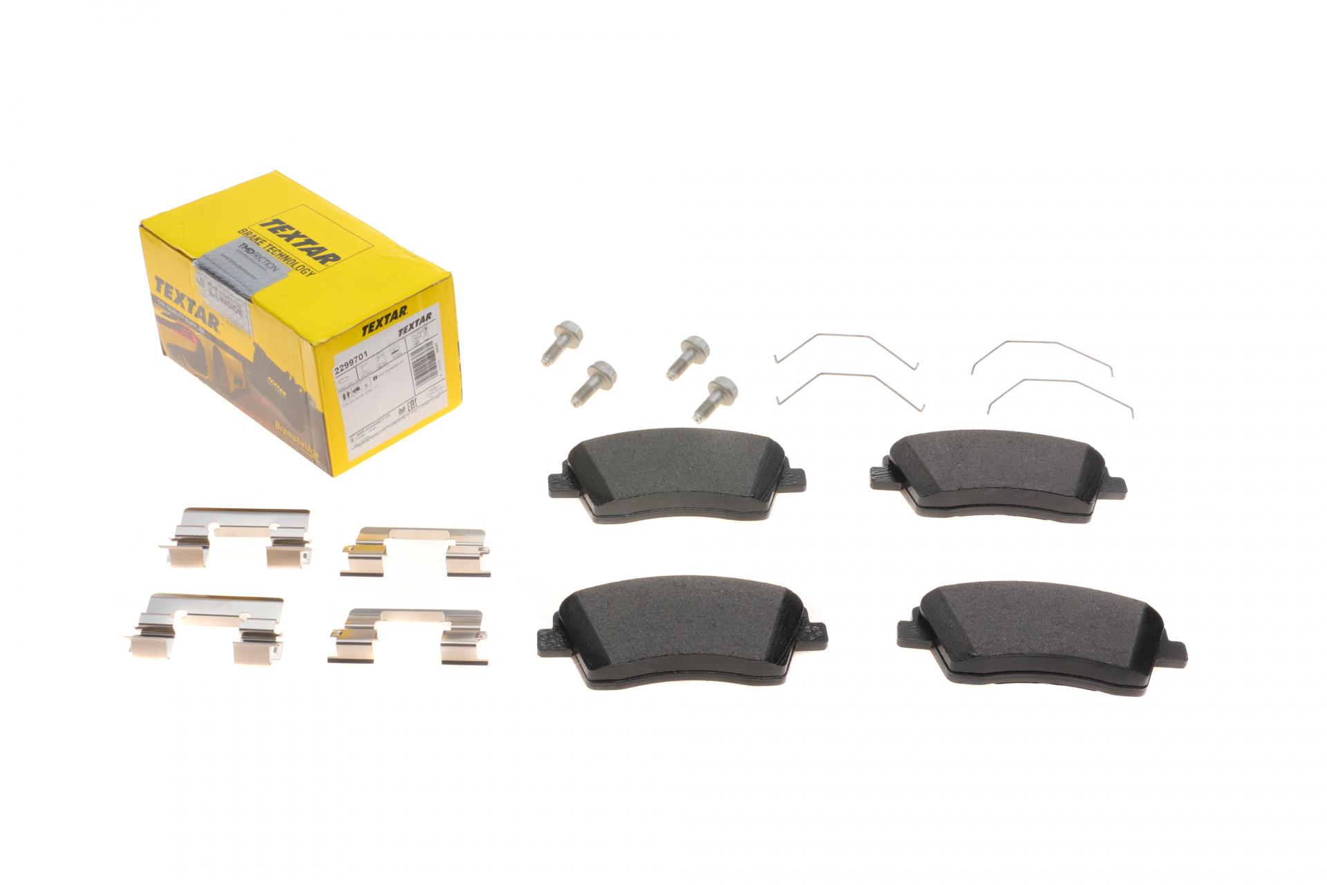 Колодки тормозные передние TEXTAR 2299701 Volvo XC40 2.0 17- Q+