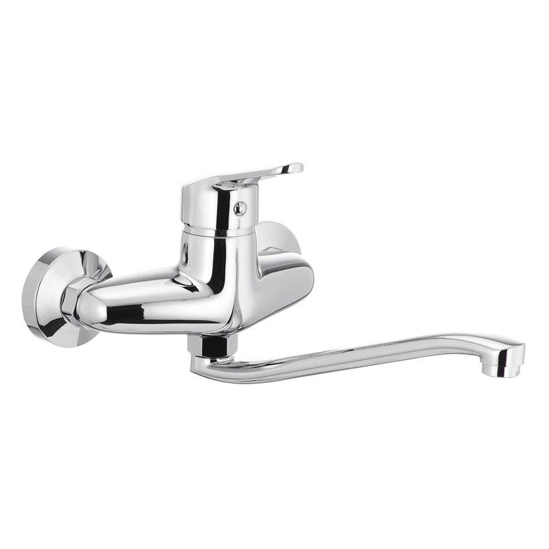 Смеситель для кухни IBERGRIF Roma IB0048 настенный однорычажный Хром (63454)