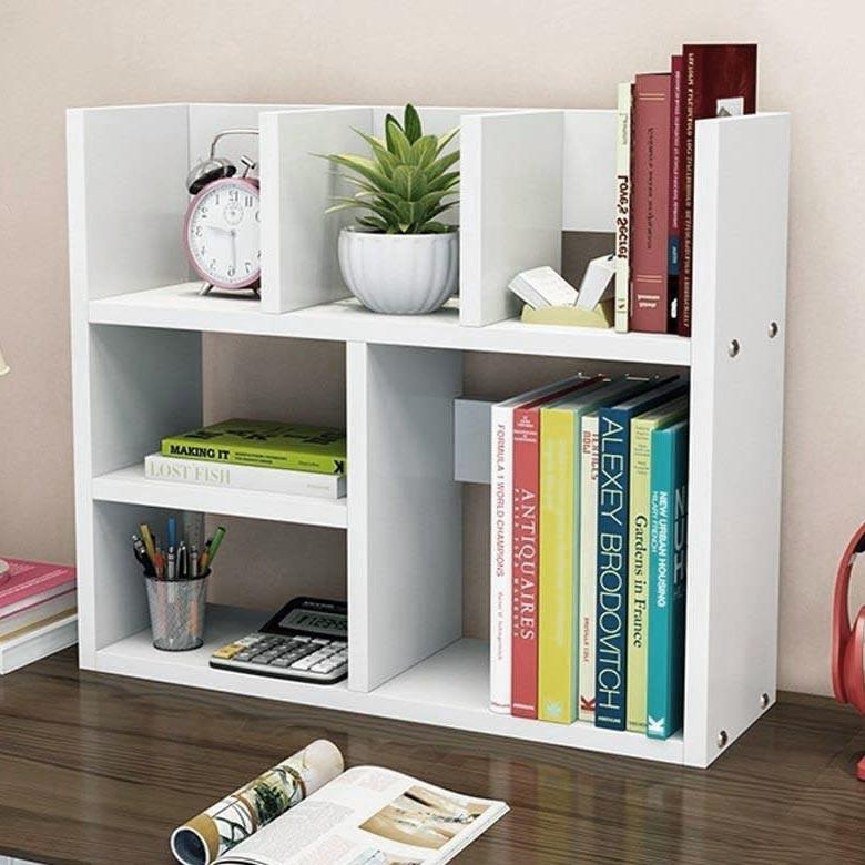 Полка-надстройка настольная из дерева Зелиана зефир (АКД-013720)