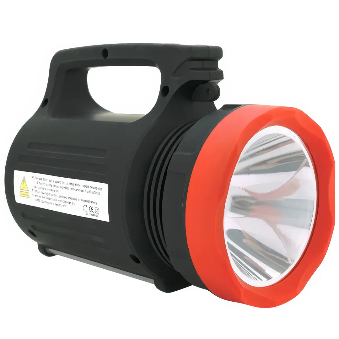 Фонарик аккумуляторный ручной Opera Digital OP-2886 со встроенным Power Bank переносной с ручкой и боковой лампой 5 Вт Черный (2768578128)