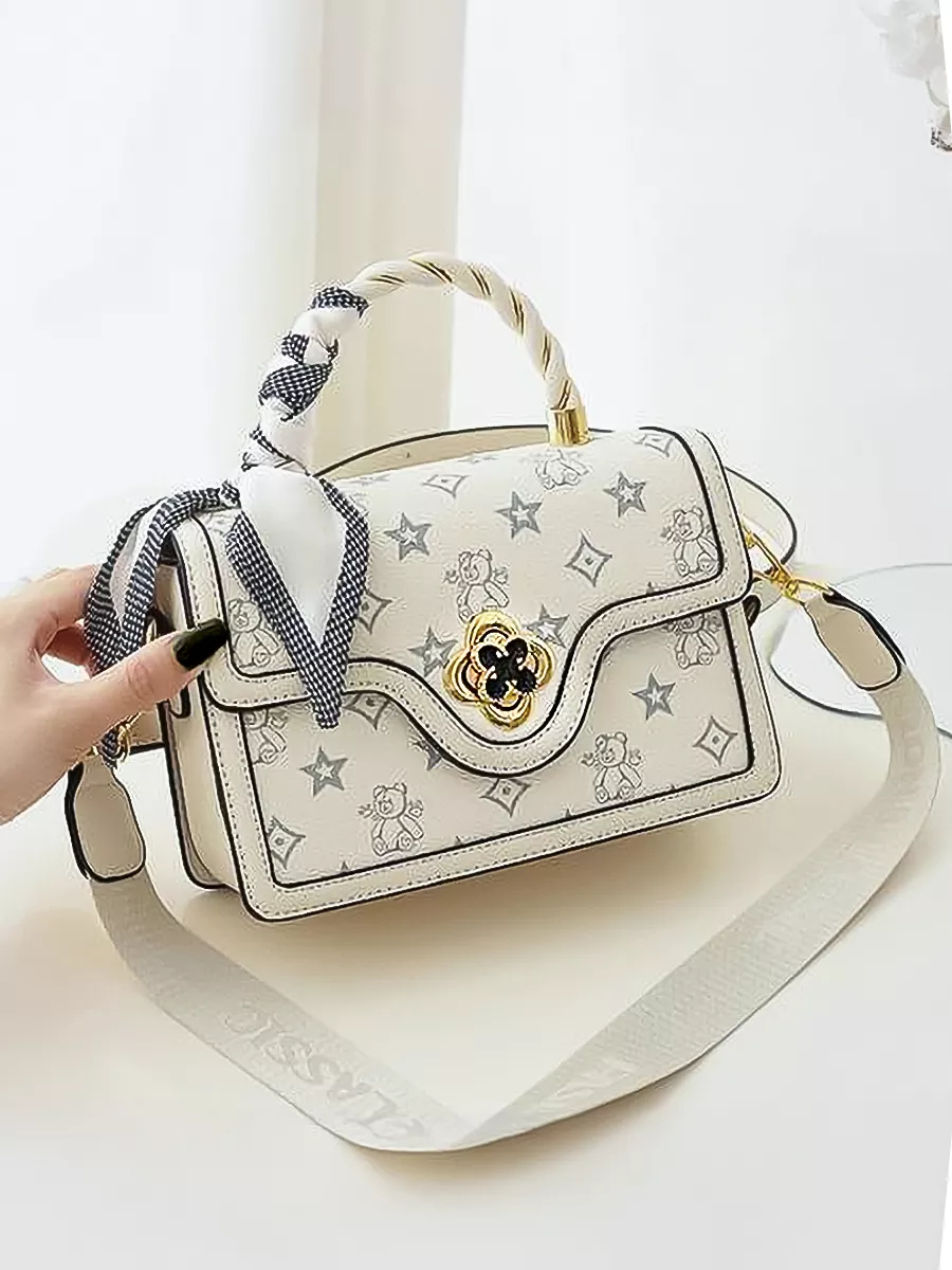 Сумка-клатч женская Beibaobao через плечо Белый (878763) - фото 4 Сумка-клатч женская Beibaobao через плечо Белый (878763) - фото 4