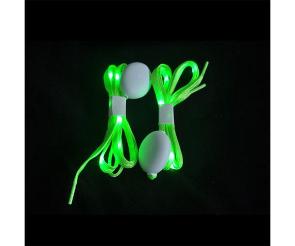 Шнурки світлодіодні Street Booth для взуття Зелений (28347) - фото 2 Шнурки світлодіодні Street Booth для взуття Зелений (28347) - фото 2