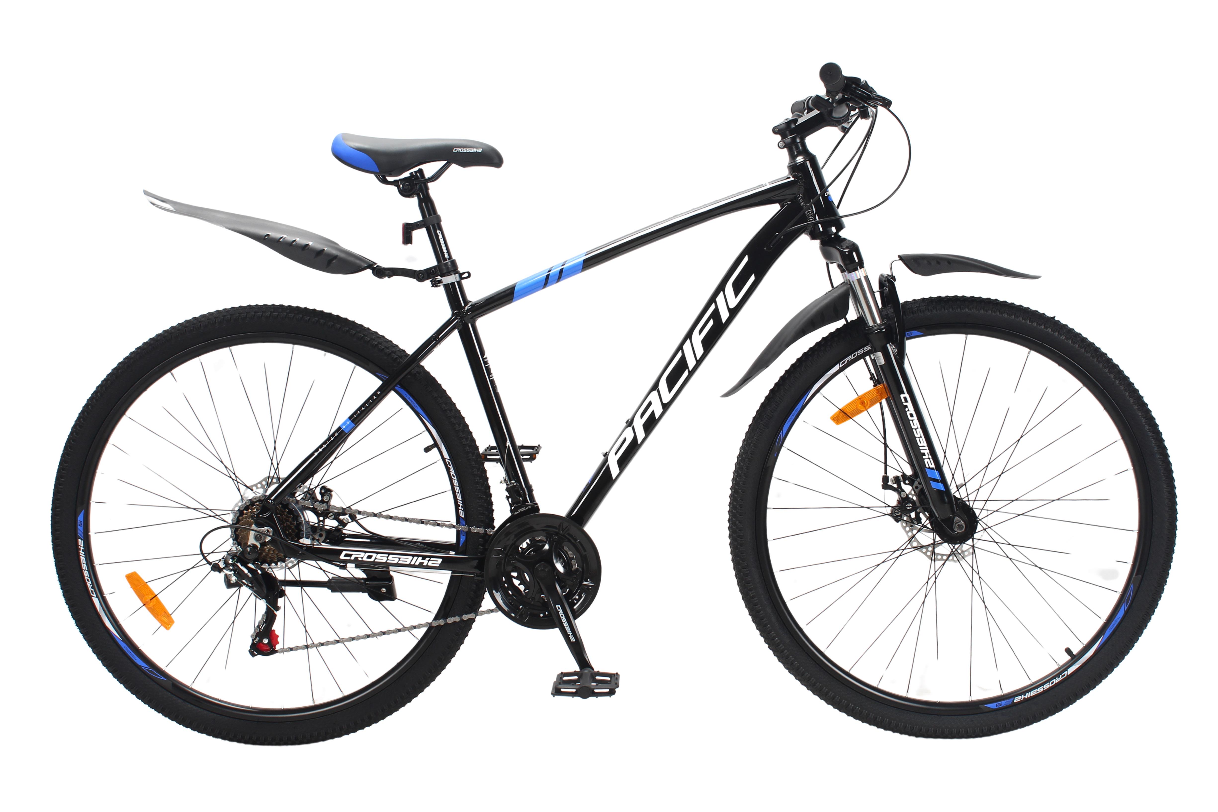 Велосипед Crossbike Pacific 2025 29" 19" Черно-Синий