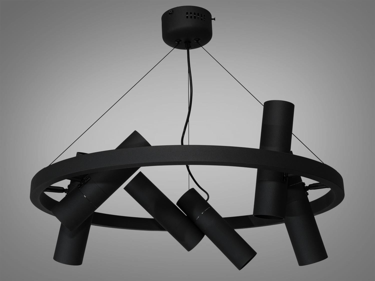 Люстра в стиле Diasha Loft на 12 ламп Черный (D1332/D650BK)