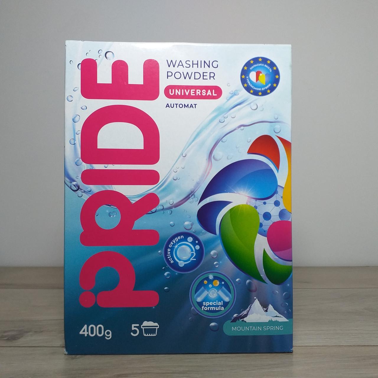 Стиральный порошок Pride Washing Powder Universal Mountain Spring автомат 400 г (X-1652) - фото 2 Стиральный порошок Pride Washing Powder Universal Mountain Spring автомат 400 г (X-1652) - фото 2