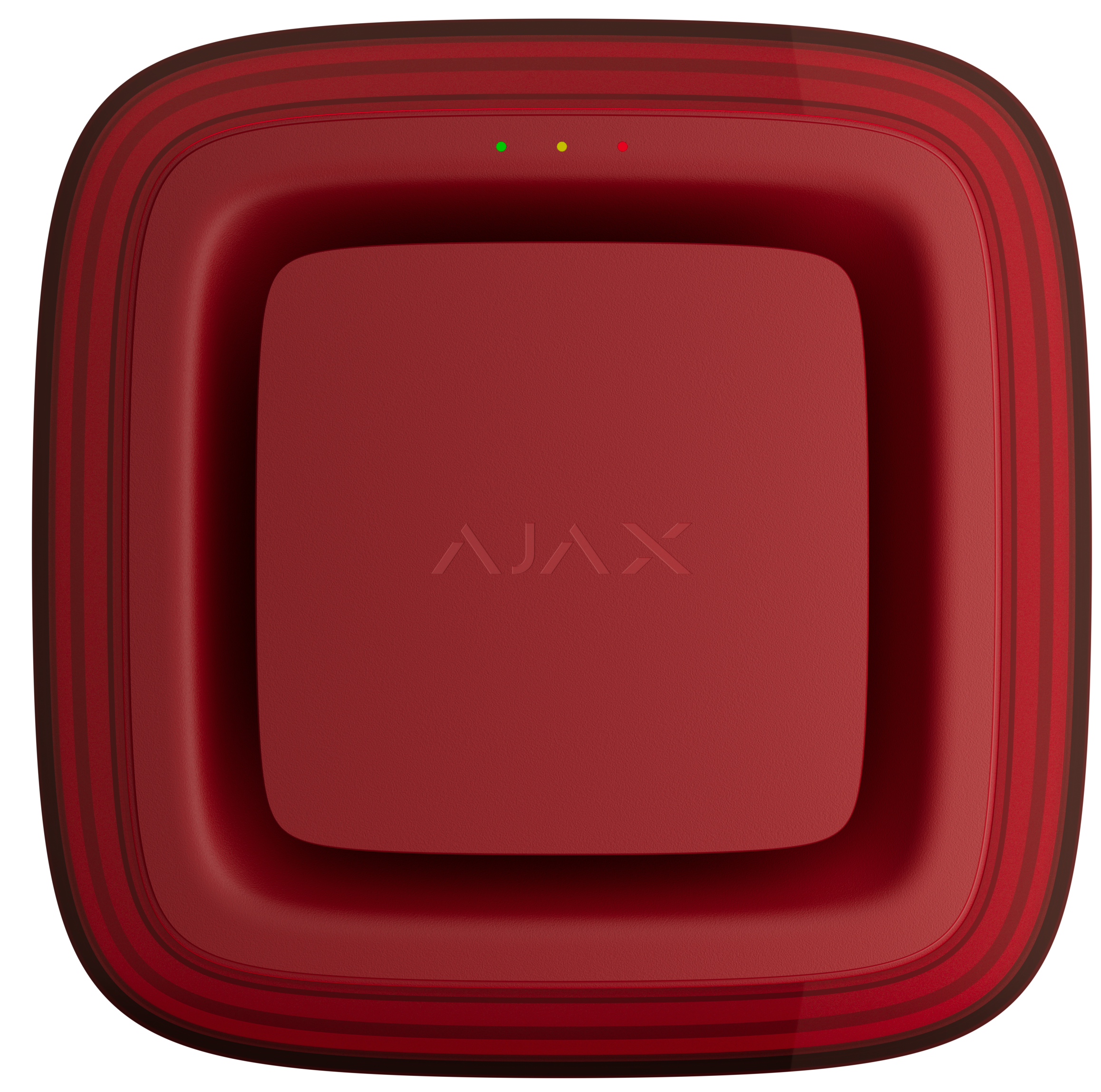 Извещатель пожарный светозвуковой беспроводной адресный Ajax EN54 FireProtect Sounder/VAD Jeweller Red (17537)