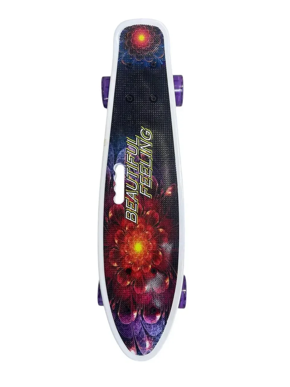 Пенниборд со светящимися колесами с ручкой для переноски до 70 кг (26844855) - фото 3