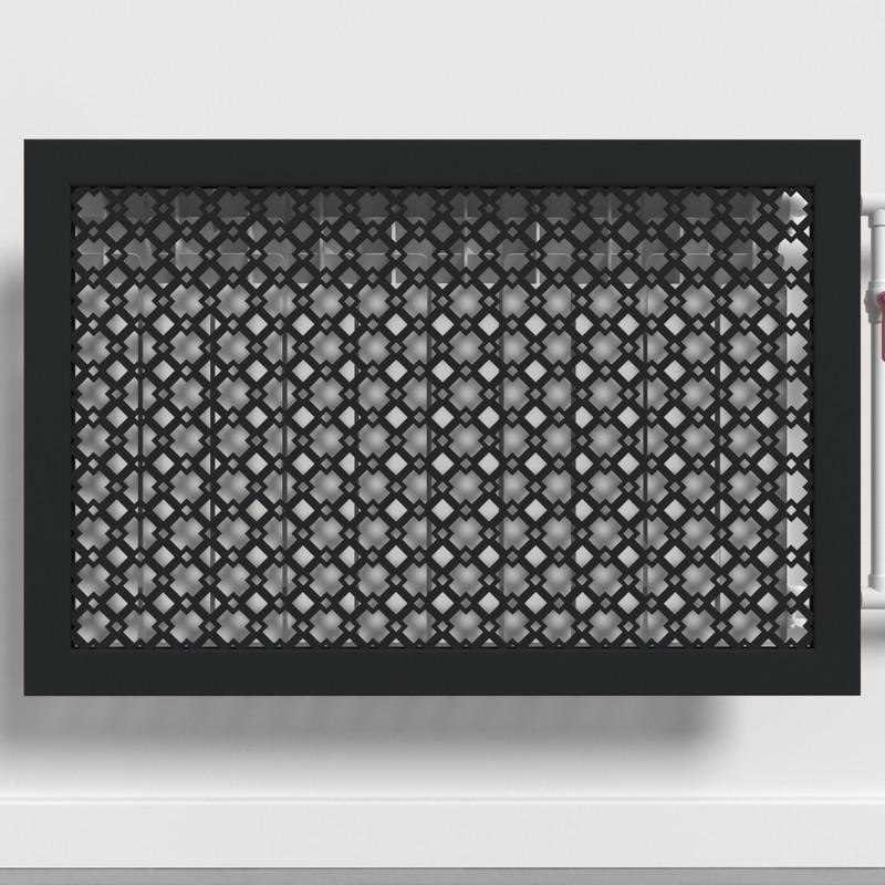 Решетка-экран на батарею SMARTWOOD 900 мм Чорный (R20773107)