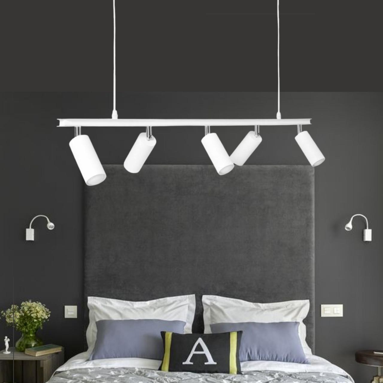 Подвесной светильник MSK Electric Tube NL-2450-5 в стиле лофт E27 40 Вт IP 20 Белый (1613700948) - фото 2 Подвесной светильник MSK Electric Tube NL-2450-5 в стиле лофт E27 40 Вт IP 20 Белый (1613700948) - фото 2