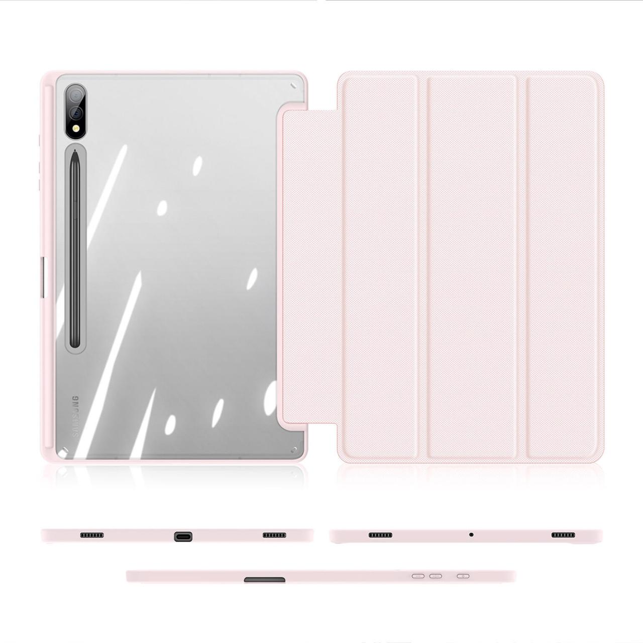 Чехол-книжка Dux Ducis Toby Series для Samsung Galaxy Tab S9 Plus 12,4'' X810/X816B Pink (69349130240340) - фото 3