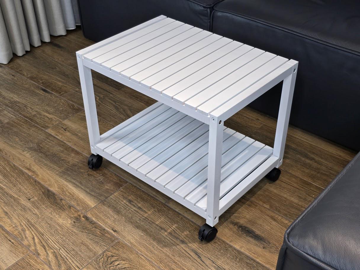 Журнальний столик дерев'яний 52х36х45 см Білий (жс1б) - фото 7 Журнальний столик дерев'яний 52х36х45 см Білий (жс1б) - фото 7