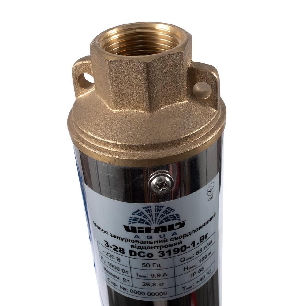 ᐉ Насос свердловинний Vitals aqua 3-28DC 3190-1,9r кабель 40 м (AMT ...